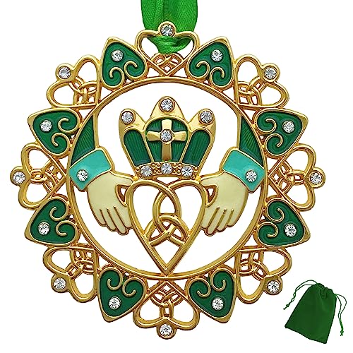 Irish Crystal Christmas Ornaments
